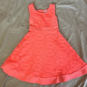 Sweet Heart Rose Orange Dress